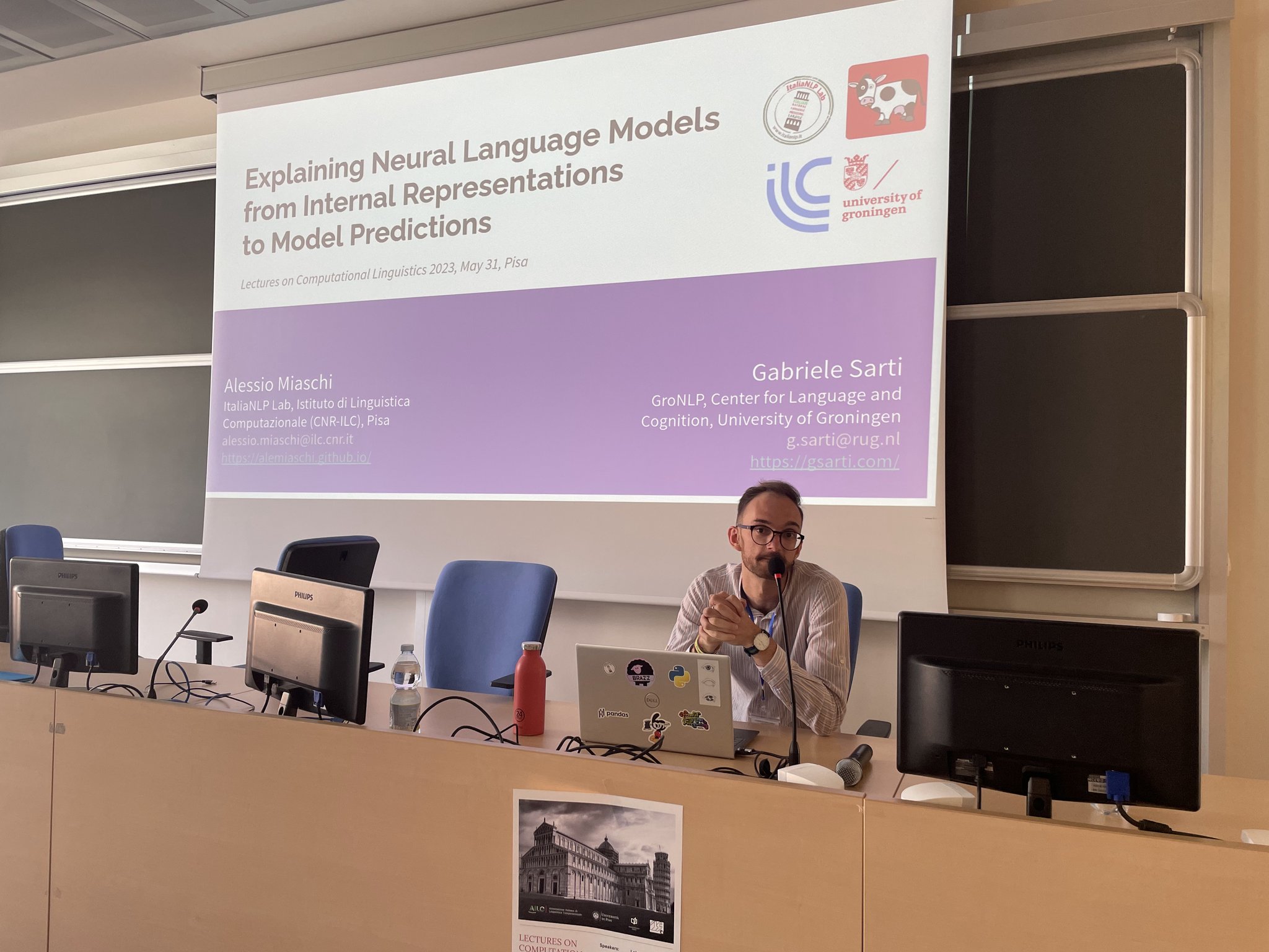 Lectures on Computational Linguistics, Pisa, 2023